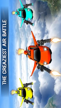 Car Shooting Flying Battle Sim游戲截圖2