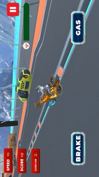 Sci-Fi Traffic Racer游戲截圖1