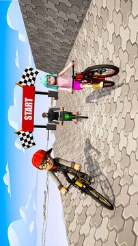 無(wú)畏的BMX特技賽車(chē)3D游戲截圖1