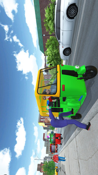 嘟嘟車現(xiàn)代人力車游戲截圖5