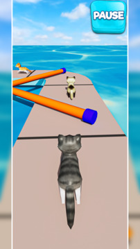 Cat Fun Race 3D Run Face Game游戲截圖4