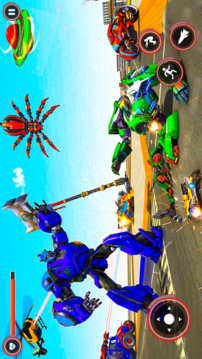 Dolphin Robot Transform War 3D游戲截圖2
