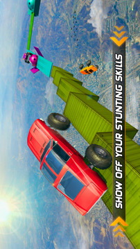 Impossible Ramp Driving Stunts游戏截图4