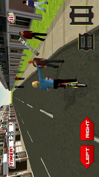 报纸自行车女孩自行车sim游戏截图3