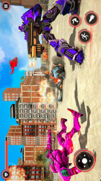Dolphin Robot Transform War 3D游戲截圖1