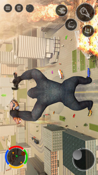 Giant 怪兽大猩猩城市破坏游戏截图3
