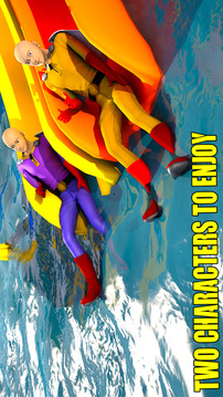 超级英雄水滑梯游戏截图4