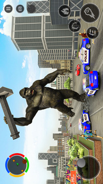 Giant 怪兽大猩猩城市破坏游戏截图2