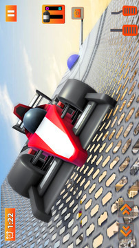 音速汽車特技 3D 賽車游戲截圖3