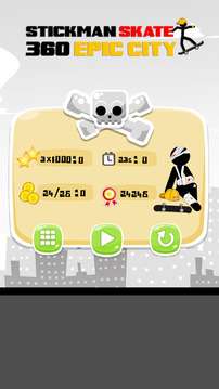 Stickman Skate 360 Epic City游戲截圖3