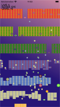 Balls and moving Bricks游戲截圖2