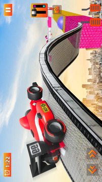 音速汽車特技 3D 賽車游戲截圖4