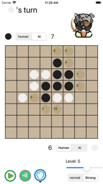 黑白棋貓Othello游戲截圖1