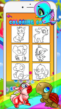 ABC ANIMALS CORING BOOK游戲截圖4