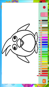 为孩子画动物着色页游戏截图1