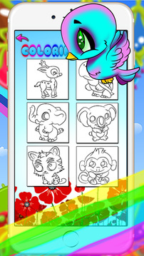 ABC ANIMALS CORING BOOK游戲截圖1