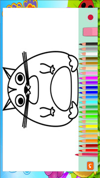 为孩子画动物着色页游戏截图3