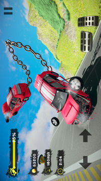 Chained Car Crash Beam Driving游戲截圖1