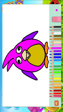 为孩子画动物着色页游戏截图5