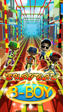 B Boy Surfers  New Train Running游戲截圖4