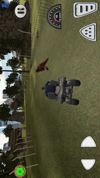 ATV Quad Bike Dino Park Race游戲截圖4