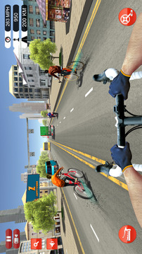 Bicycle City Rider Endless Highway Racer游戲截圖4