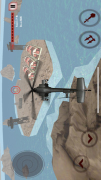 武裝直升機(jī)戰(zhàn)斗直升機(jī) 3D 空襲游戲截圖4