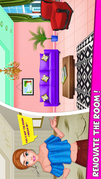 House Designing Game Girl Game游戲截圖3
