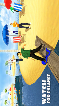 Beach Race Scooter Stunt Game游戲截圖4