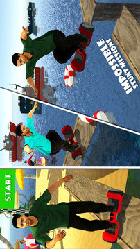 Beach Race Scooter Stunt Game游戲截圖1