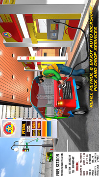 Tuk Tuk Auto Rickshaw 3D Sim游戲截圖3