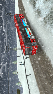 圣誕晚會巴士模擬3 d 旅游滑雪勝地游戲截圖5