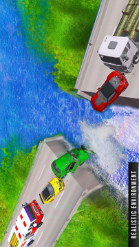 Cars vs Deep WaterBeam Driver游戲截圖2