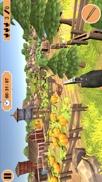 Angry Farm Chicks Shooting游戲截圖3