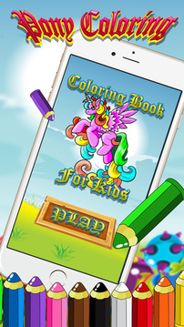 Drawing Painting Pony and Little Uni游戲截圖5