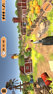 Angry Farm Chicks Shooting游戲截圖1