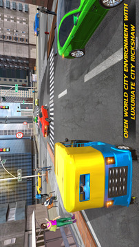 Tuk Tuk Auto Rickshaw 3D Sim游戲截圖4