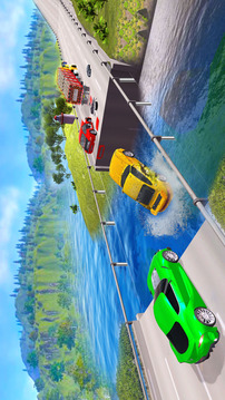 Cars vs Deep WaterBeam Driver游戲截圖4