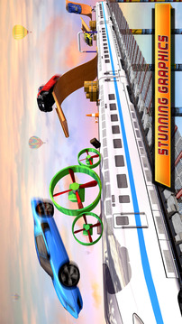 汽車特技巨型坡道游戲截圖1