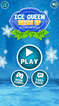 Ice Queen Dress Up Salon Room Design and Pain游戲截圖4