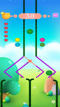 Super Bubbles Ball Taping Game游戲截圖4