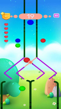 Super Bubbles Ball Taping Game游戲截圖3