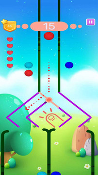 Super Bubbles Ball Taping Game游戲截圖5