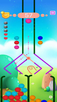 Super Bubbles Ball Taping Game游戲截圖2