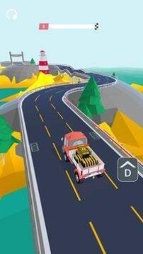 小货车公路驾驶游戏截图1