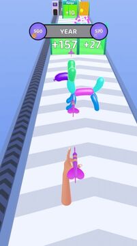 爆破氣球跑游戲截圖3