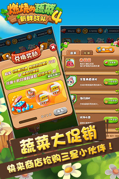 燃燒的蔬菜4新鮮戰(zhàn)隊(duì)游戲截圖1