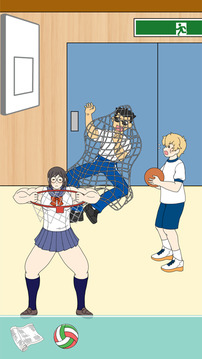 肌肉女孩想保護(hù)倫先生游戲截圖3
