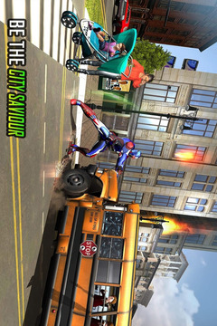 Flying Robot Captain Hero City Survival Mission游戲截圖1
