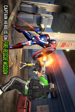 Flying Robot Captain Hero City Survival Mission游戲截圖3